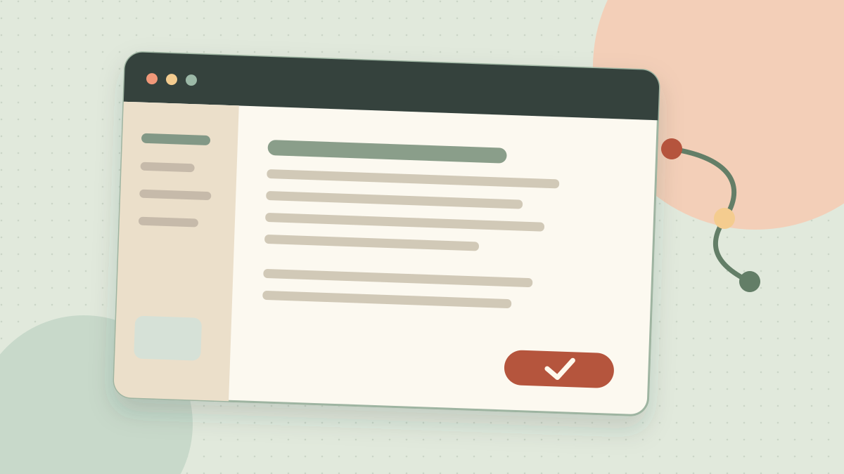Illustrated writing editor with a publish button and linked Git commits